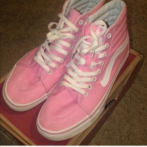 Pretty pink vans.